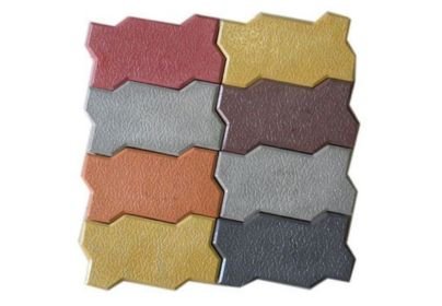 Multicolor Zigzag Paver Blocks